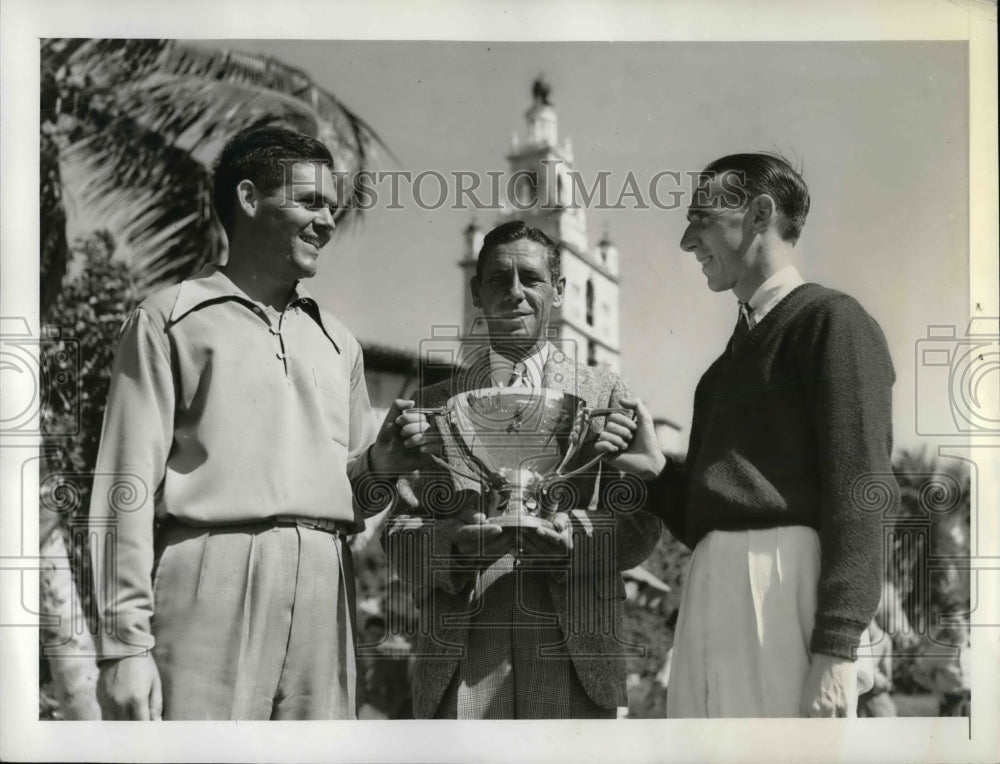 1938 Press Photo Bob Servis Wins Miami Baltimore Mens Amateur Golf Championshi- Historic Images