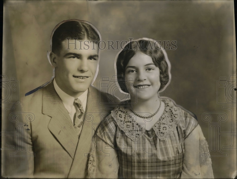 1931 Press Photo WL Stribling And His Wife After Their Marriage - nea40780