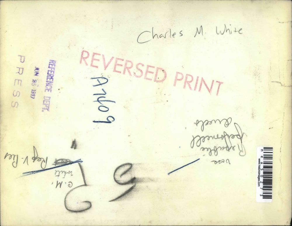 1937 Press Photo Charles M White & Rep for VP