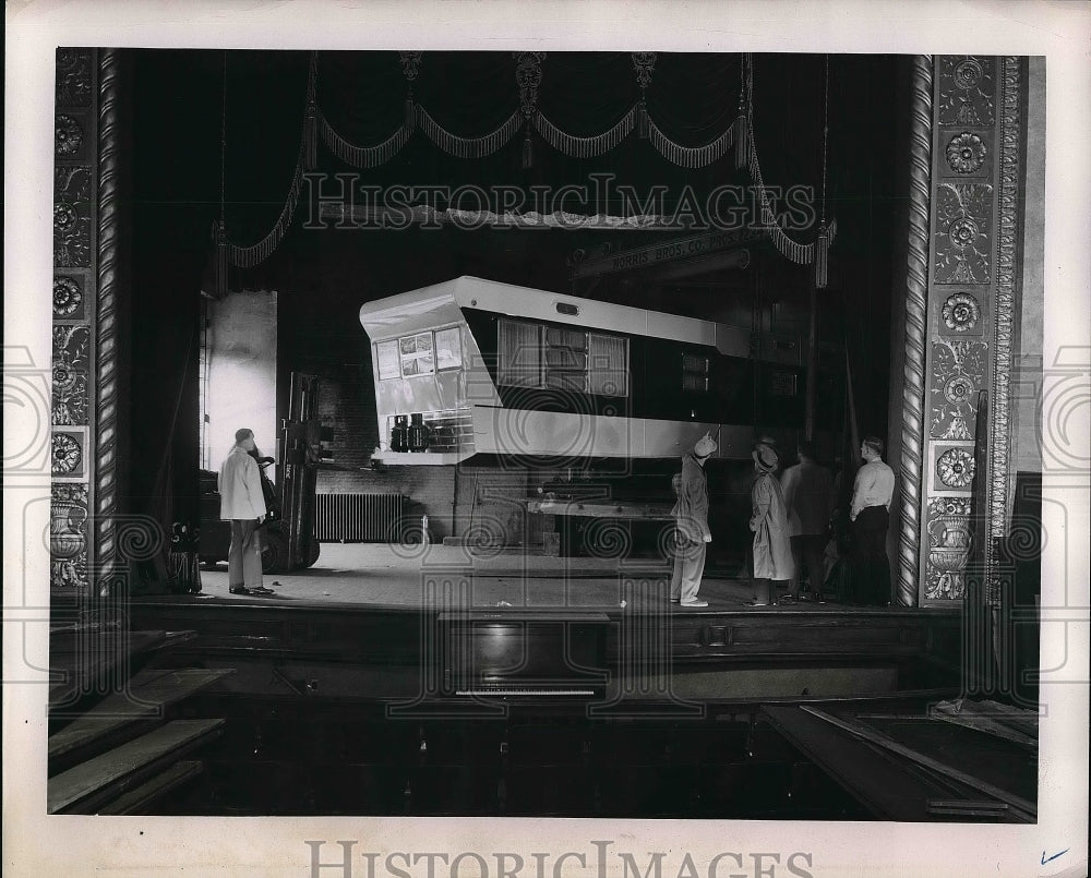 1953 Press Photo Public Auditorim in Cleveland. - nea51739