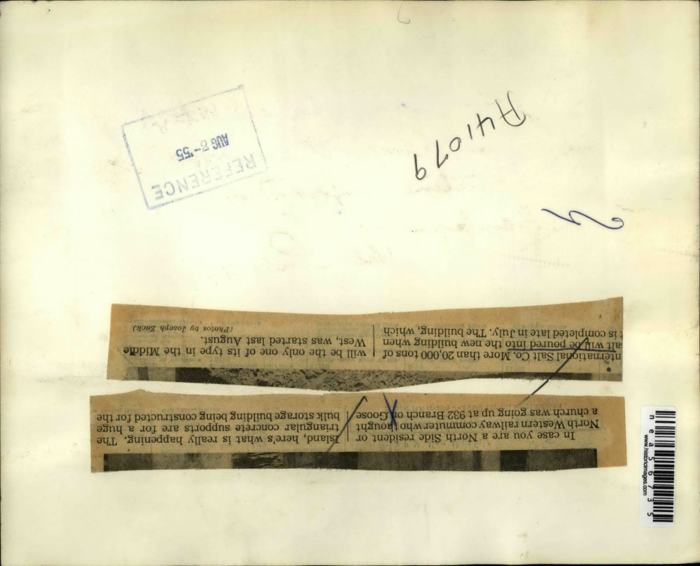 1955 Press Photo Equipment at international salt company - nea56735