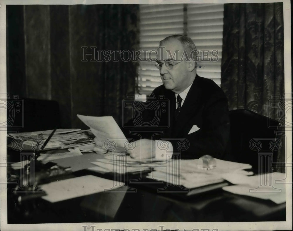 1934 Press Photo B.T. Wier Chairman National Steel Corporation