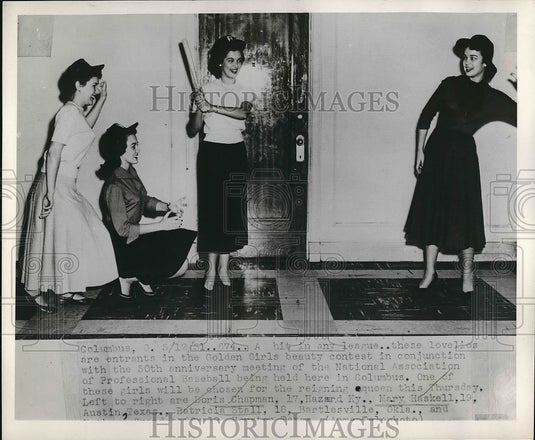 1951 Press Photo 50th Anniversary of National Association of Professional Baseba