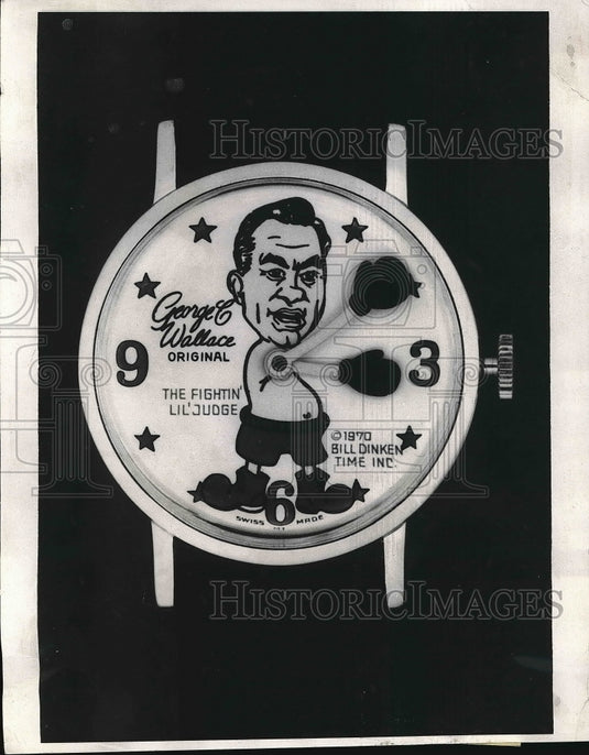 1971 Press Photo George Wallace Time Peice - nea61822