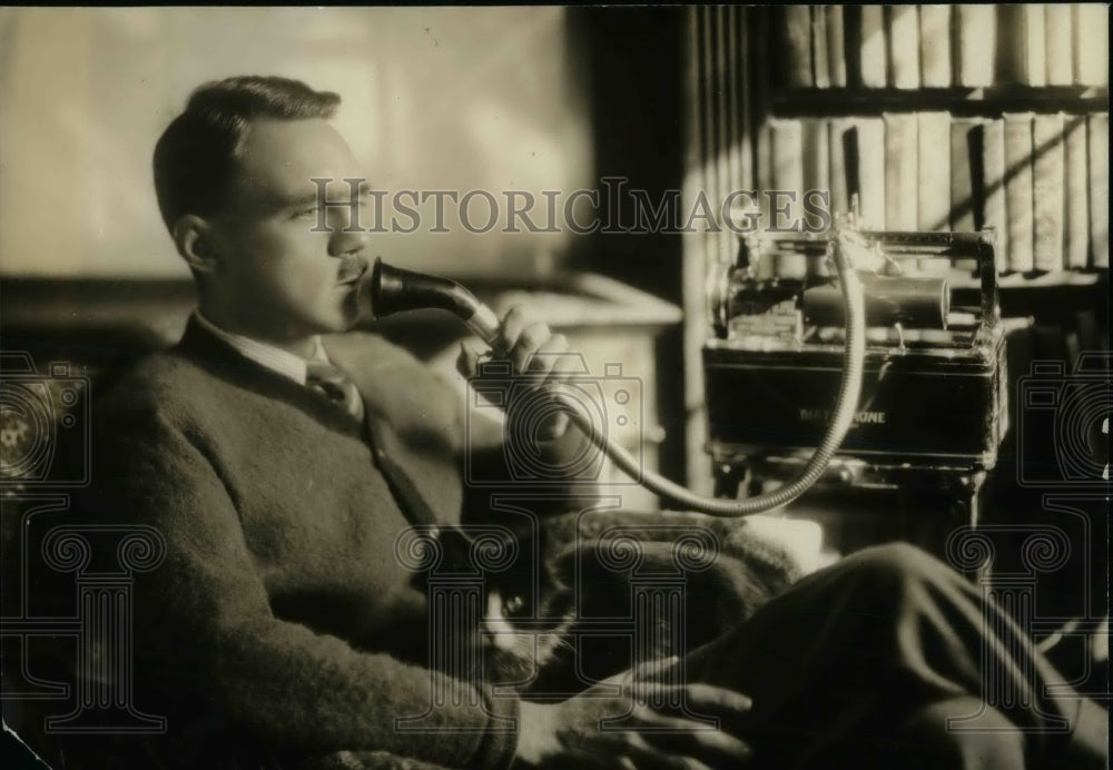 1927 Press Photo James Boyd author of &quot;MarchingOn&quot;