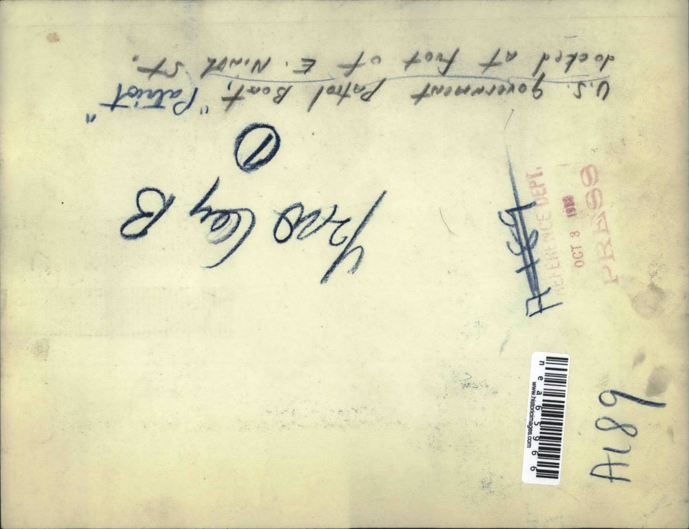 1938 Press Photo US Patrol Boat "Patriot" at Dock - nea65966