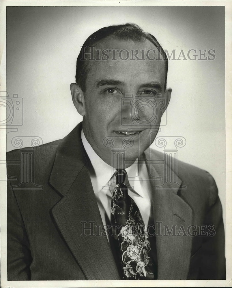 1954 Press Photo Mr E.R.Haines of DOW Chemical Co.