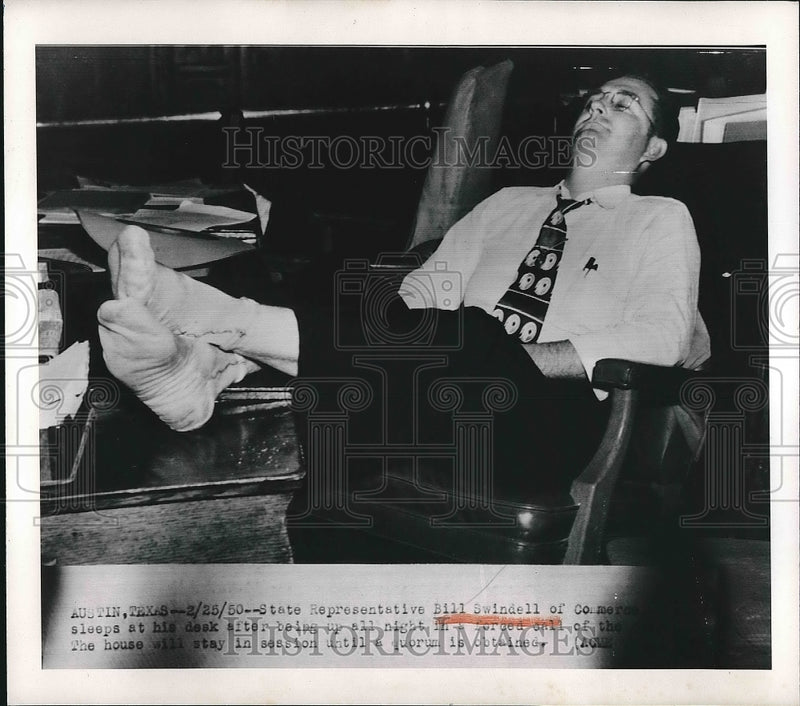 Load image into Gallery viewer, 1950 Press Photo Austin, Tx State Rep. Bill Swindell
