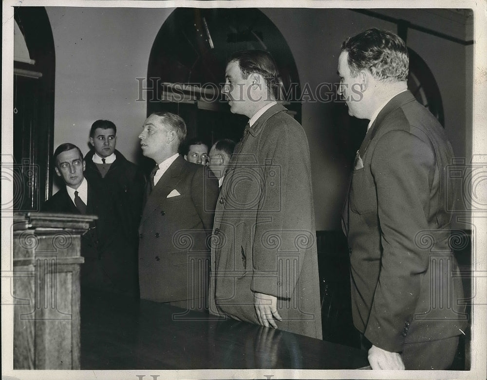 1937 Press Photo George H. Hoyt Jr. Wash Wealthy Society William Libb