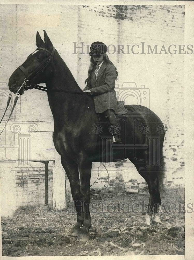 1925 Press Photo Helen Buchanan,Granddaughter of America's Great Horsemen.