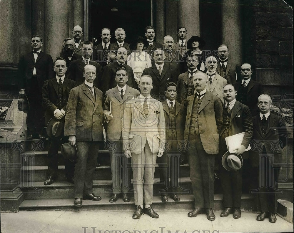 1923 Press Photo Prominent doctors of 20 nations in Washington D.C. - nea78960