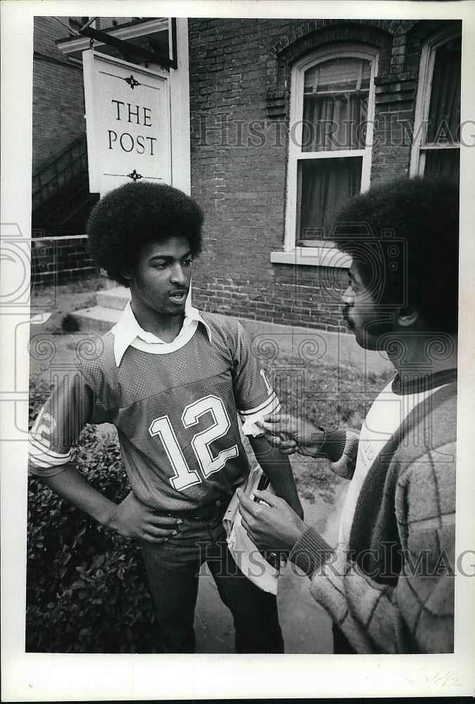 Press Photo Alvin hayes Cleveland Ohio Freshmen Student Senate - nea79982