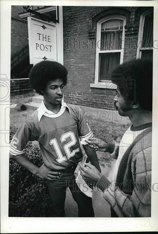 Press Photo Alvin hayes Cleveland Ohio Freshmen Student Senate - nea79982