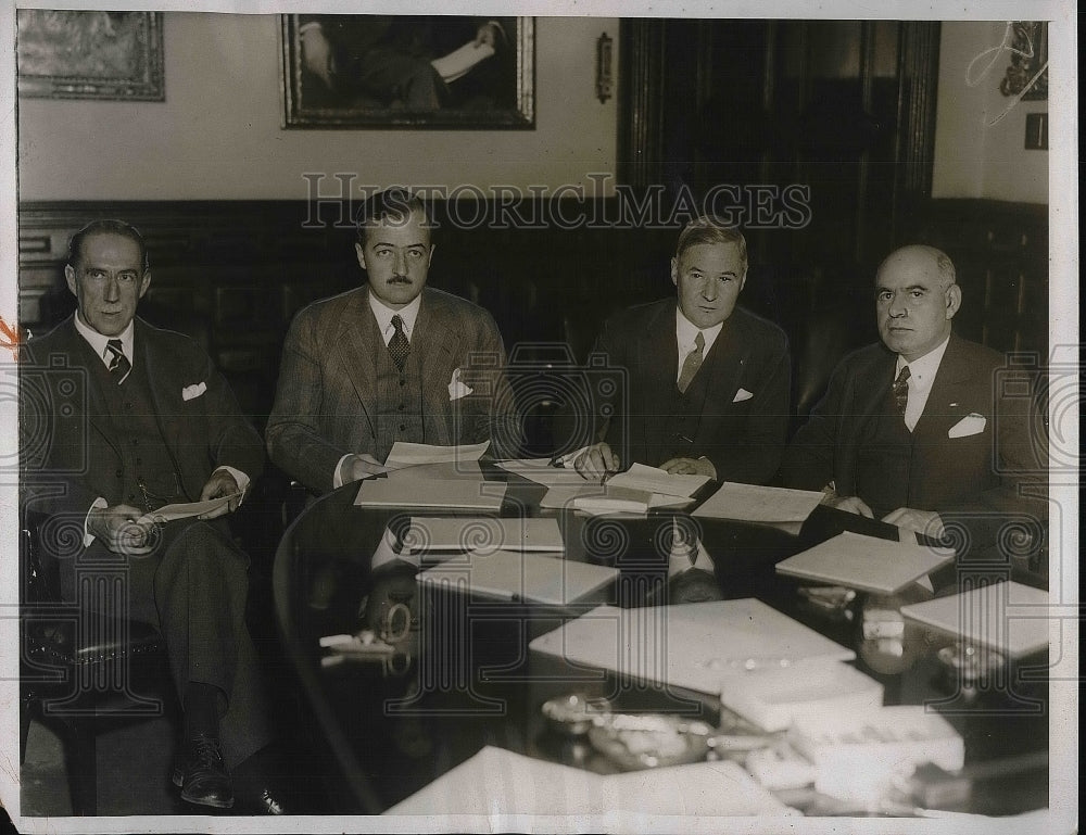 1933 Press Photo Conference Of Governors Convenes In Trenton, NJ