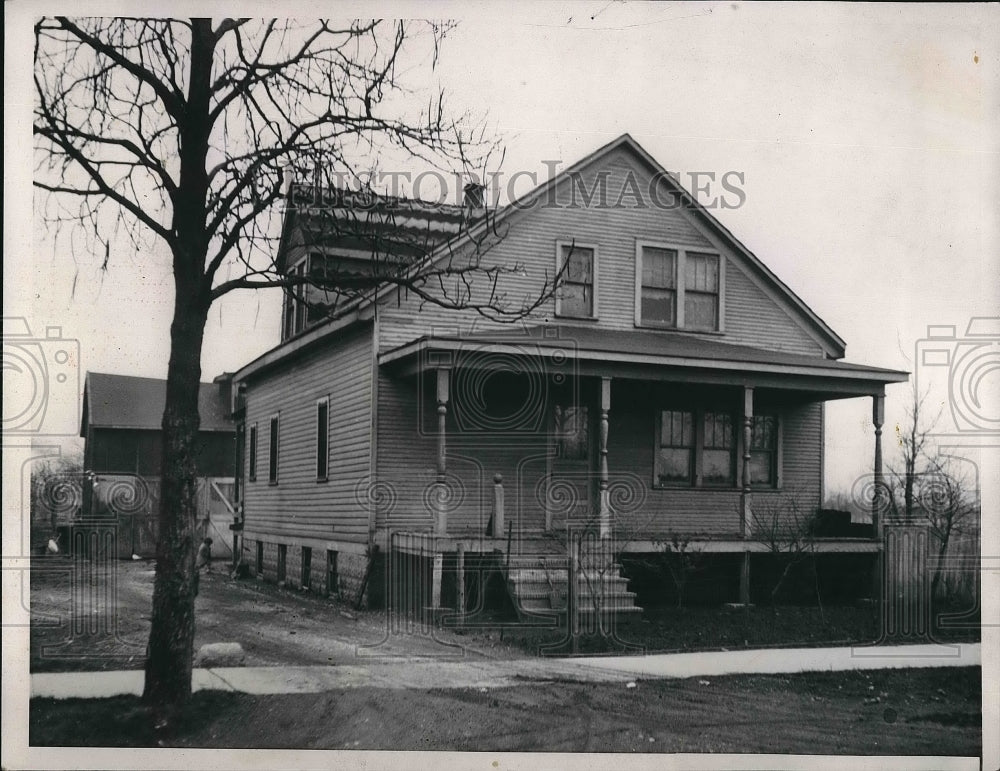 1935 Press Photo Latorra home in Franklin Park, Ill - nea83442