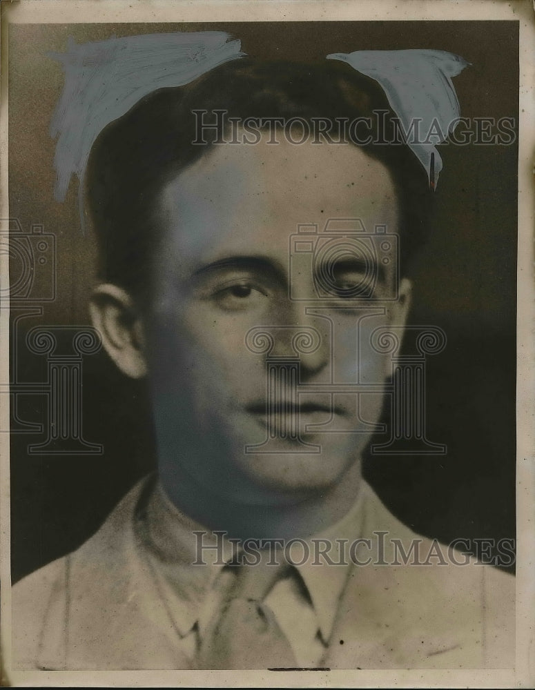 1938 Press Photo Isaiah Lwesove Killed in Bar Room