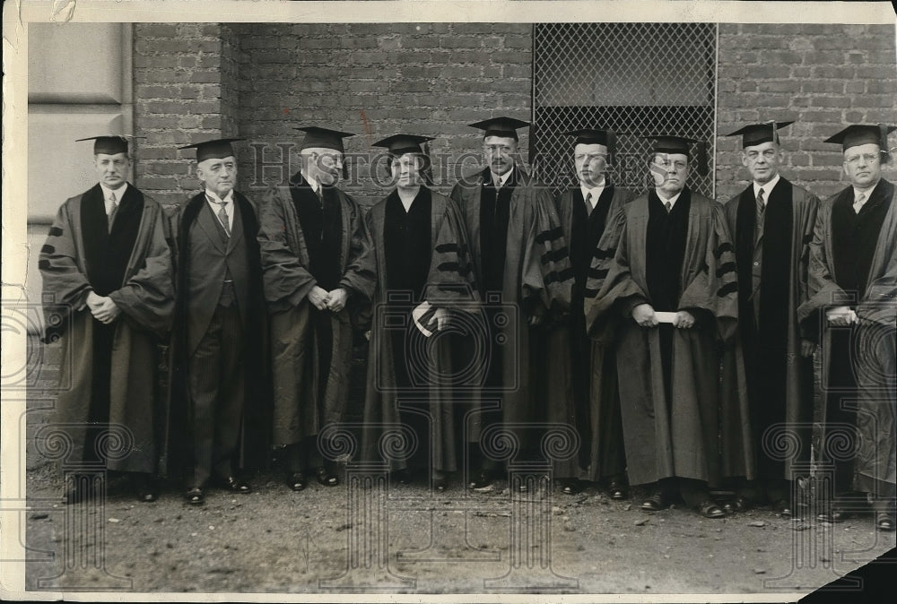 1931 Press Photo Dr. Charles Beury, Dr. Howard McClenahan, Dr. Horatio Lloys