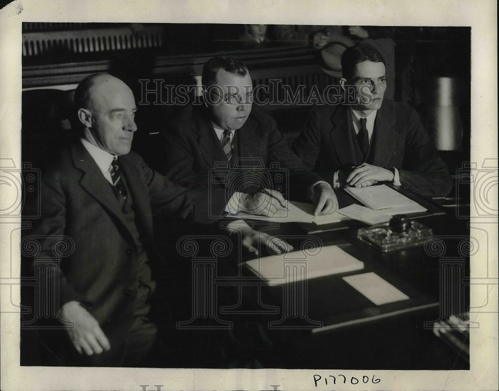 1932 Press Photo Courthouse Allen, Fletcher Stites, William Connor- Historic Images