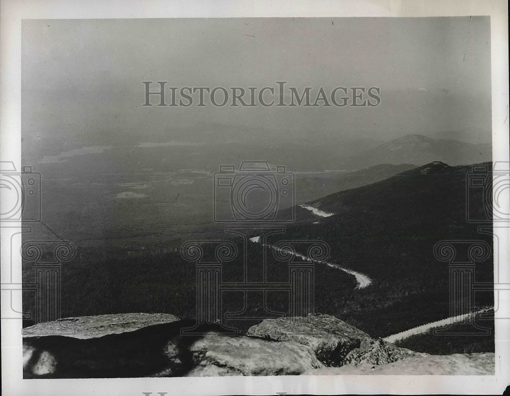 1939 Press Photo panoramic view of Adirondacks Mountains- Historic Images