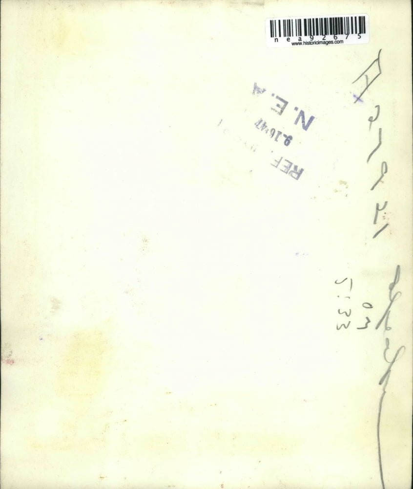 1947 Press Photo Brazil President Eurico Gaspar Dutra - nea92675