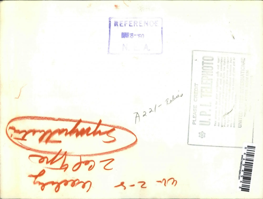 1960 Press Photo Anti Rabies Shot Given By Catalina Aguilar To 8 Year Old Boy