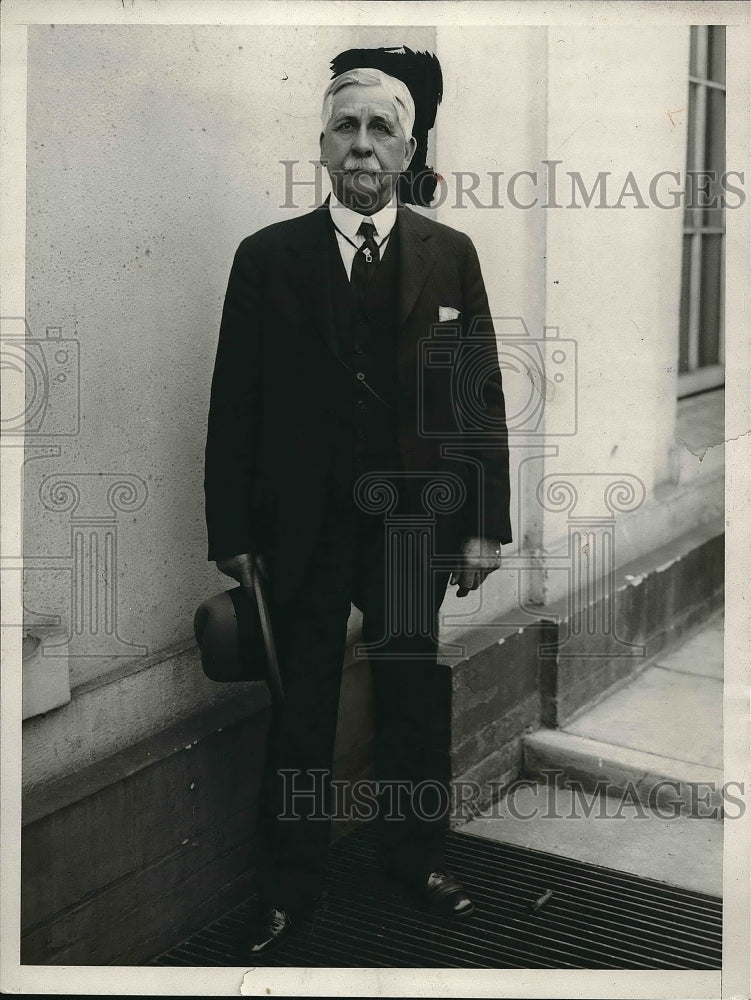 1929 Press Photo US Marshall Edgar Snider for Sinclair Trial
