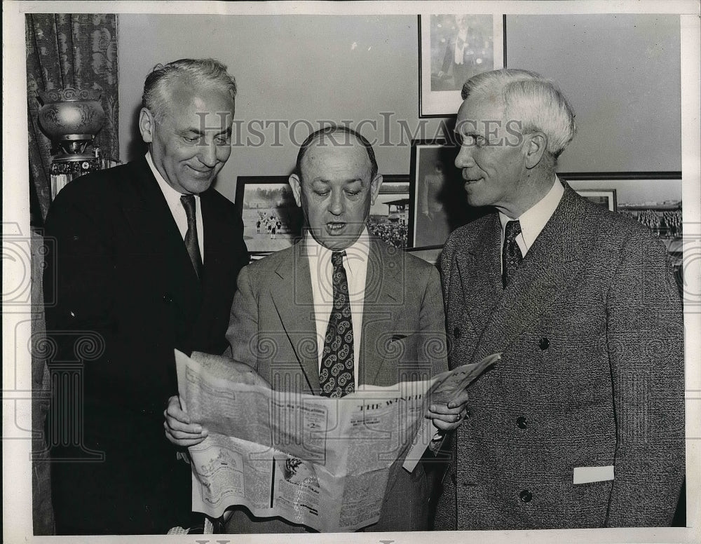 1938 Press Photo Fred Biermann, Edward Creal, Robert Crosser, Congress