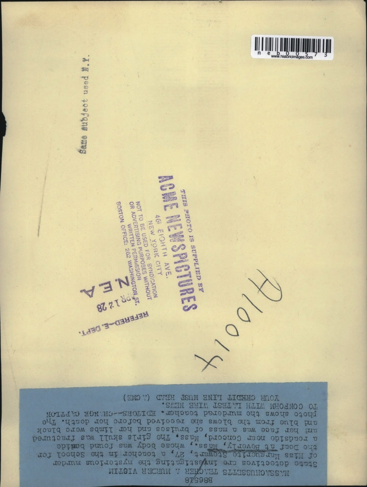 1928 Press Photo Ms. Marguerite Stewart teacher at school for the deaf