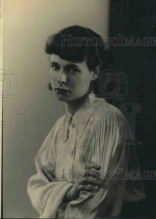 1936 Press Photo Mrs. Endoree Scott, wife of John Scott