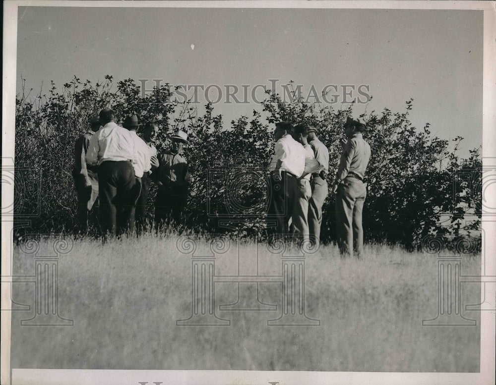 1938 Press Photo Location in California Where Mrs. Norman Meeks Held Captive