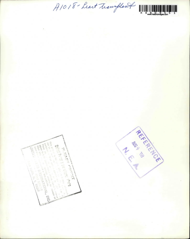 1968 Press Photo Smiling Heart Transplant Patient Mrs. Beth White Brunk