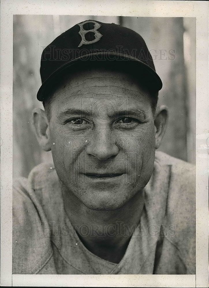1941 Press Photo Detroit Tigers Outfielder Ervin Fox During Spring Training Camp