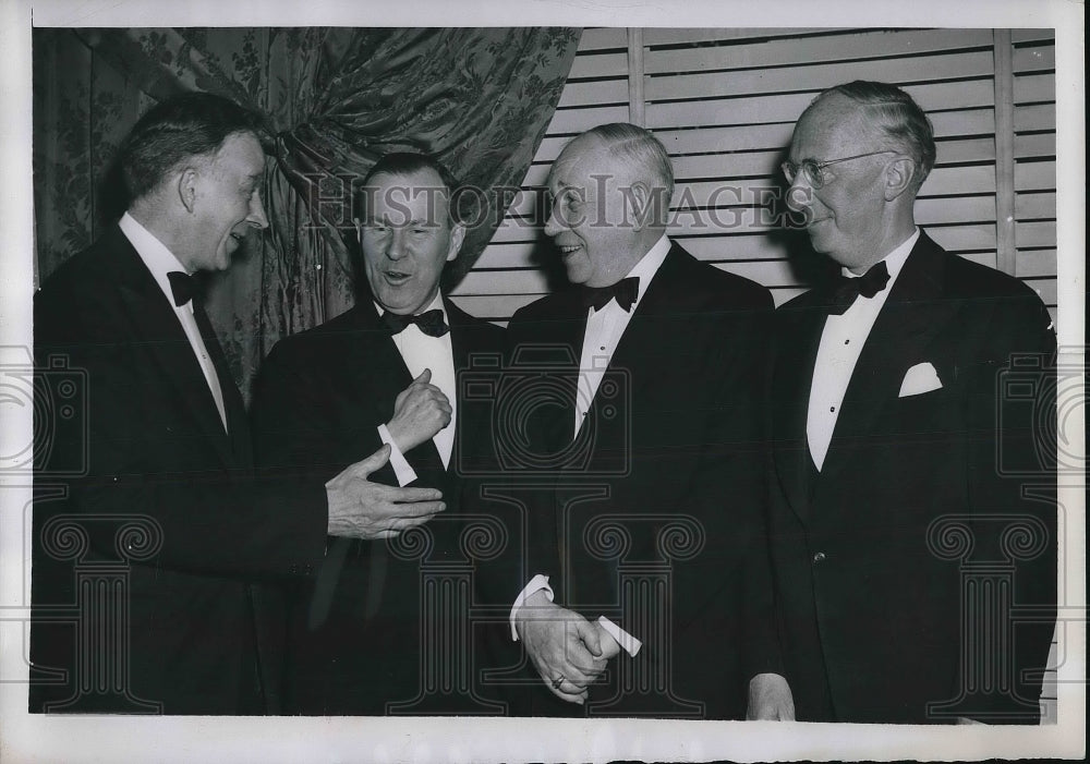 1949 Press Photo Dr. Philip Jessup, Lester Pearson, Carlton Hayes