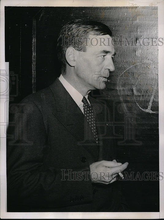 1938 Press Photo Dr Jerome H. Head giving presentation- Historic Images