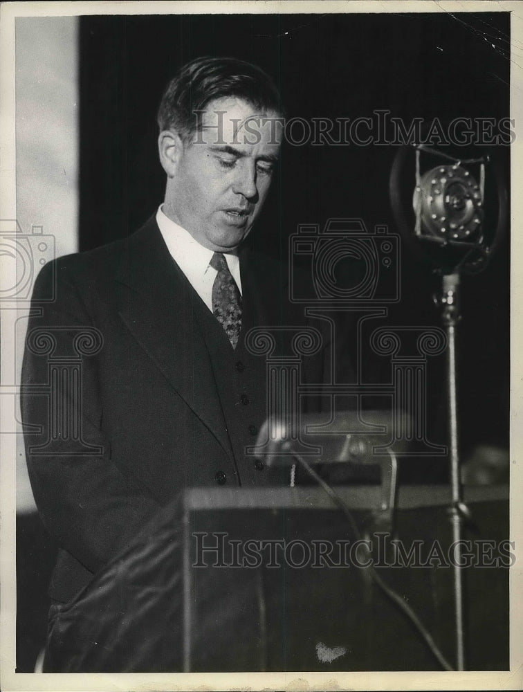 1933 Press Photo Secretary of Agriculture Henry A. Wallace