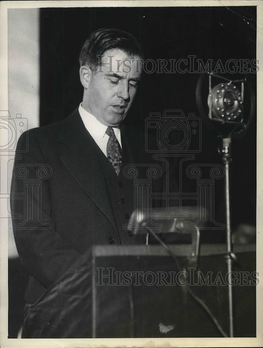 1933 Press Photo Secretary of Agriculture Henry A. Wallace