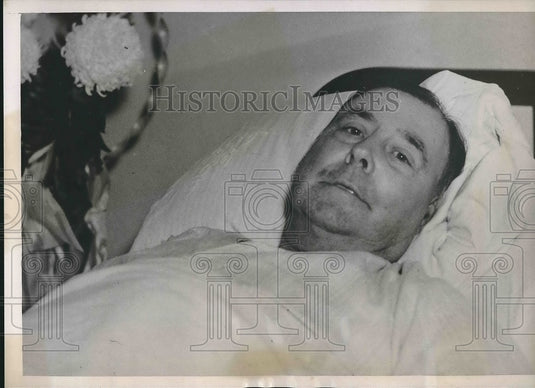 1937 Press Photo J.R. Page Drops Shooting Charges Against Gov, Rivers Mother