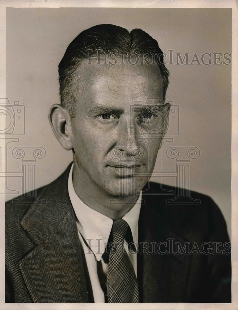 1939 Press Photo Edward J. Jeffries Candidate Mayor Detroit- Historic Images