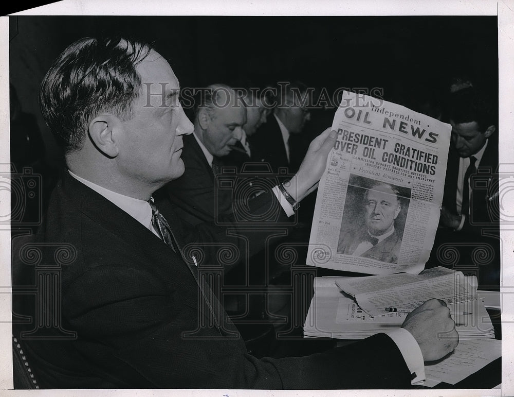 1946 Press Photo Edwin W. Pauley Nominee Under-Secretary of Navy