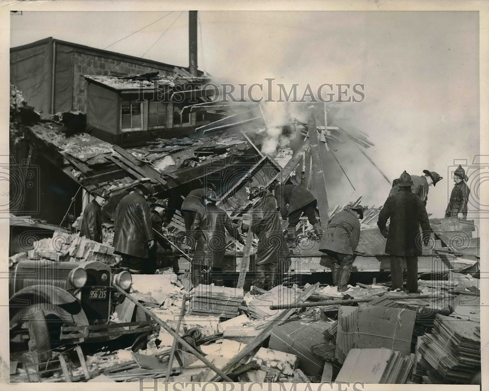 1940 Press Photo 4 Injured in Southwest Creamery Plant Explosion