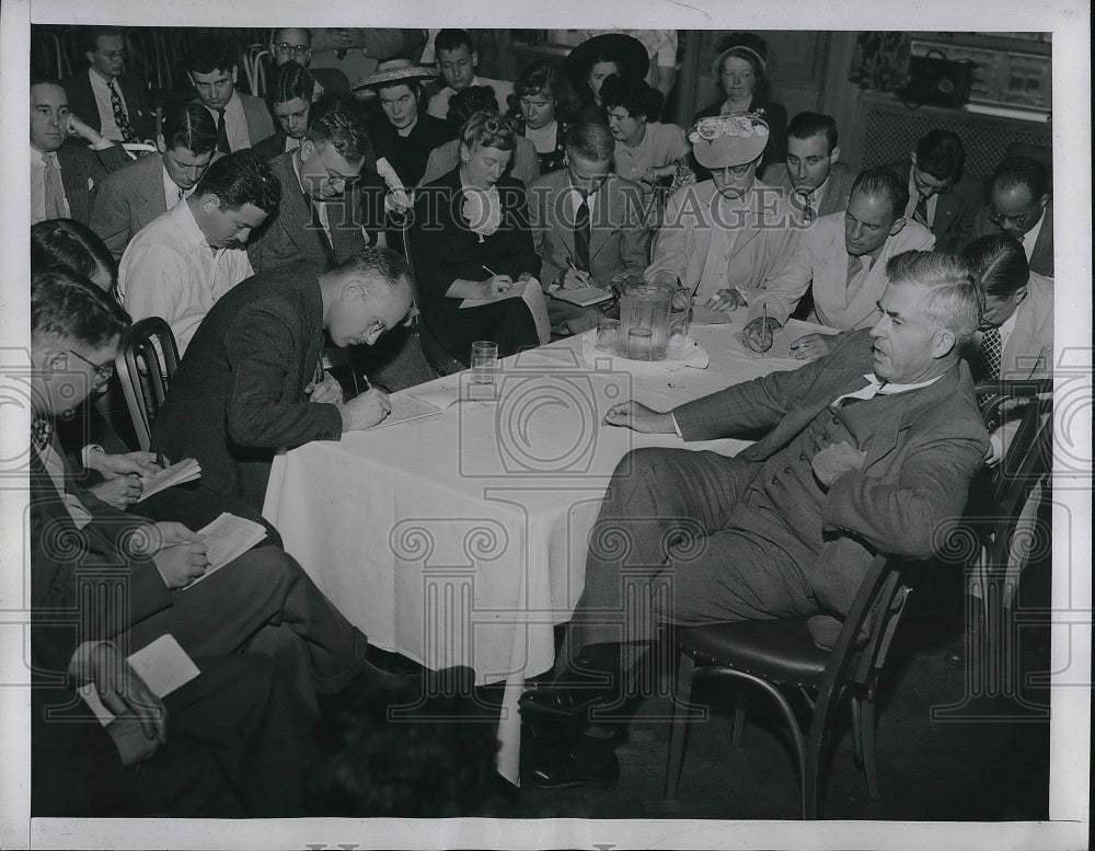 1947 Press Photo Secretary of Commerce Henry A Wallace