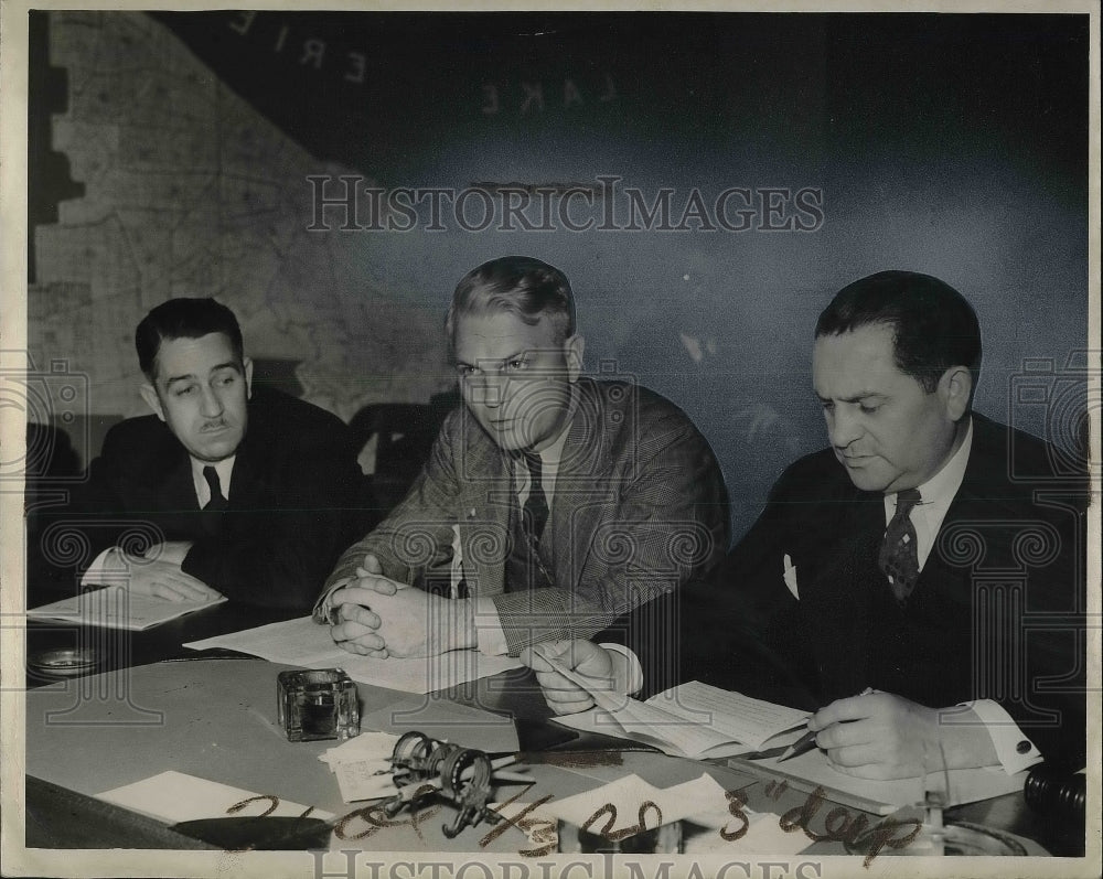 1941 Press Photo Taylor, Hudec, and Finkle