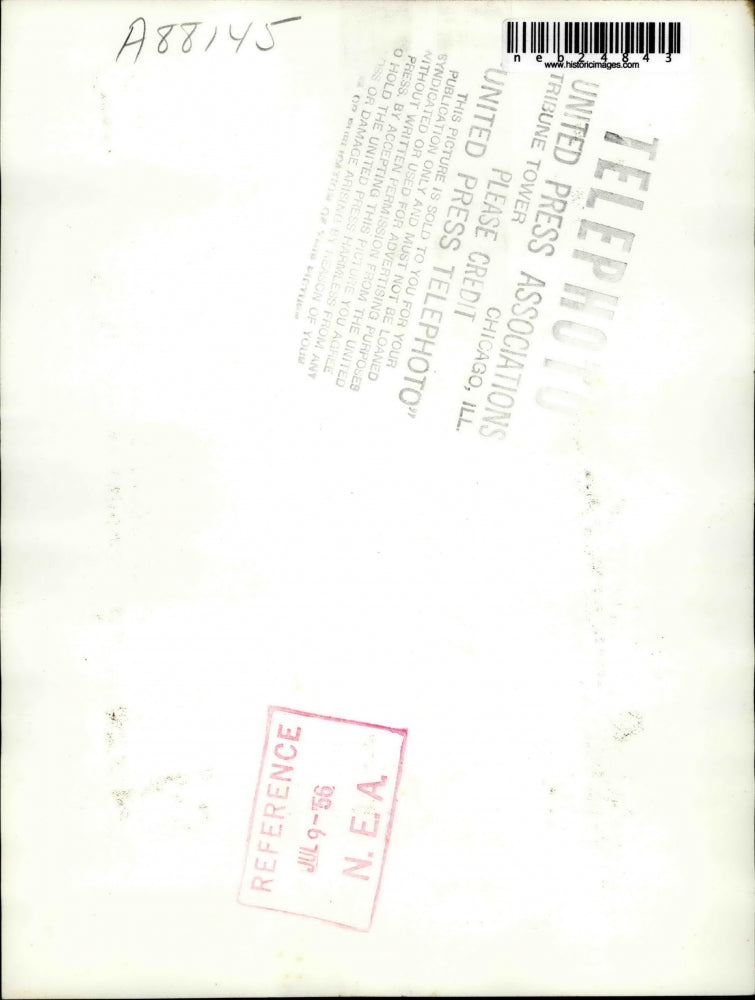 1956 Press Photo Greene Hofmans, Spinster Faith Healer