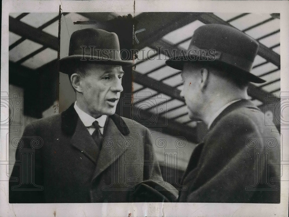 1936 Press Photo Lord Halifax in Geneva