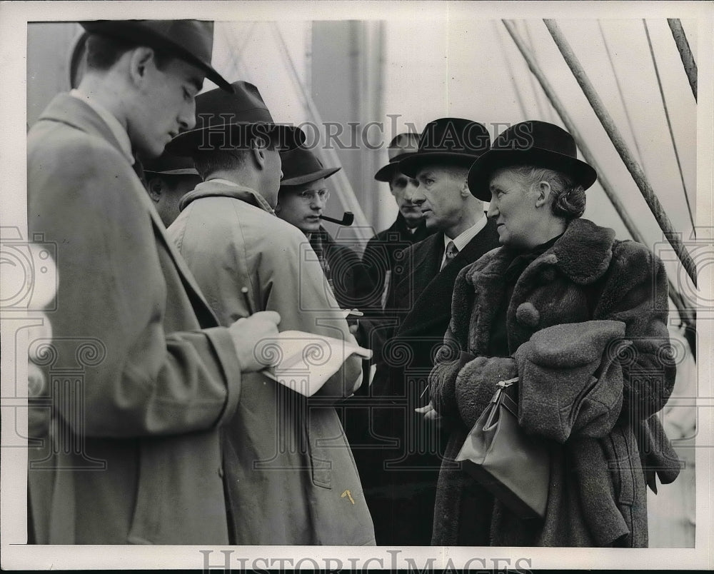 1941 Press Photo Mr &amp; Mrs Willem Schimmel Dutch Counsel General- Historic Images