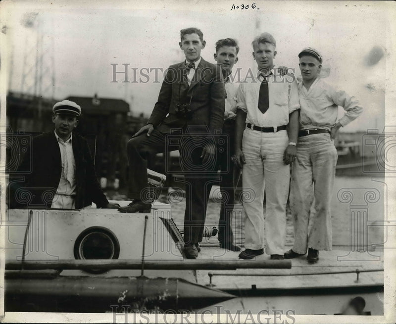 Load image into Gallery viewer, 1929 Press Photo Capt. J. Leippich, K., Kubatko, H. Schmittgea, Sowers, Paptle
