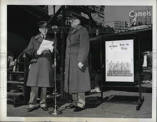 1941 Press Photo General John McDonnell & Colonel LB Magruder- Historic Images