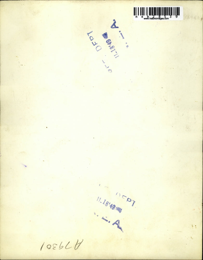 1949 Press Photo Sister Agnes Therese With Mary Ruth DeVor At St John's Hospital