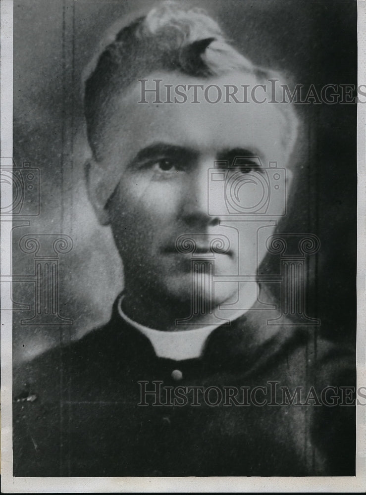 1934 Press Photo Trenton, N.J. Rt Rev Mgr Moses E. Kiley