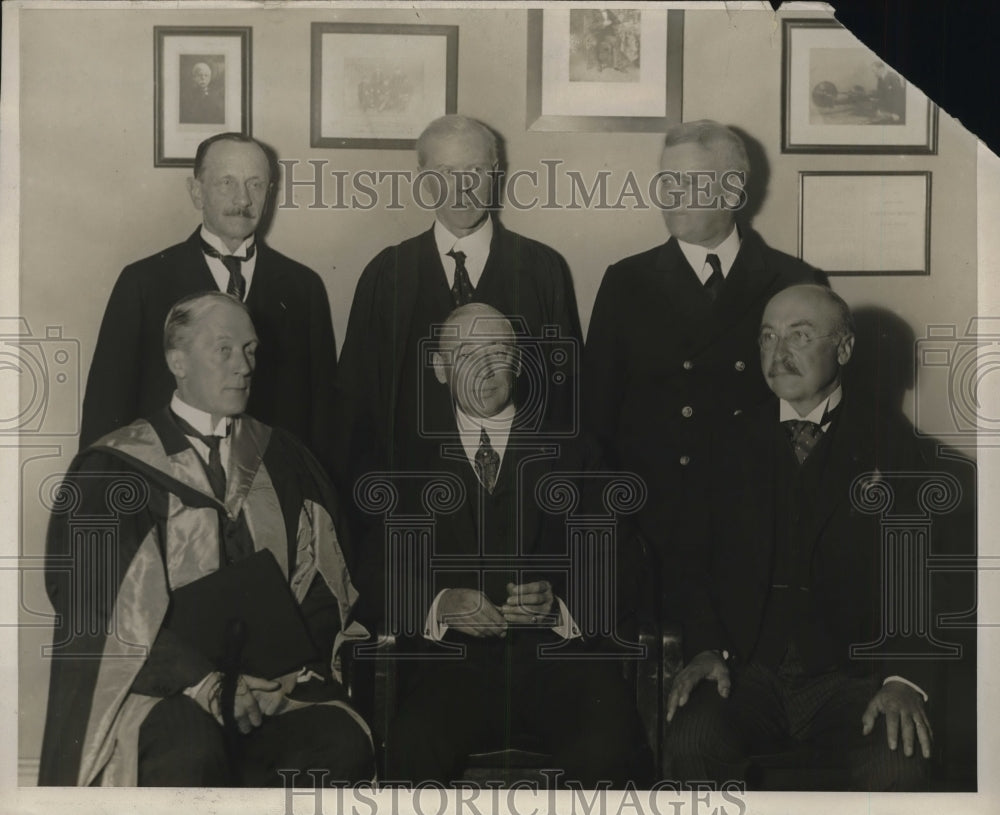 1924 Press Photo Prof S G Donnon, Freeland Kendrick, Pro Leo Beakland,